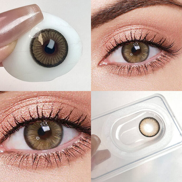 FreshTone® jelly hazel plano eye contacts