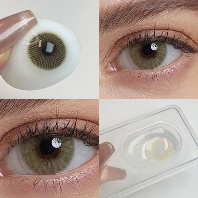 عدسات لاصقة FreshTone® بلون أرجواني ذهبي وبندقي