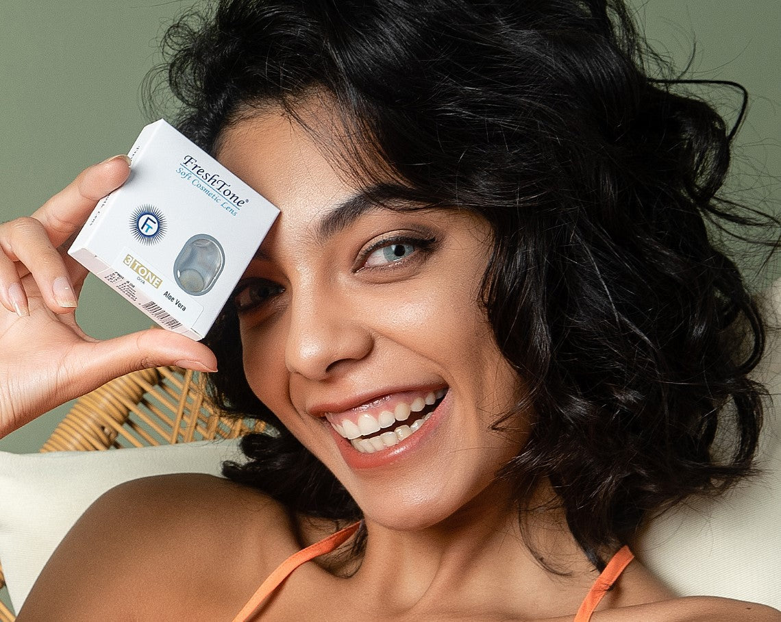 FreshTone® diva aloe vera colored contacts