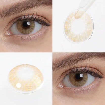 FreshTone® hazelnut super natural contacts