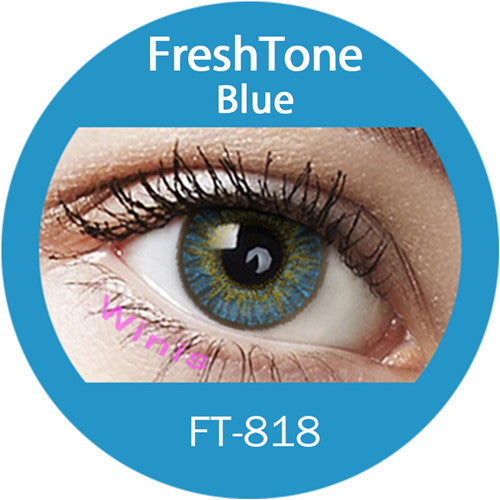 عدسات تجميلية FreshTone® بلون أزرق