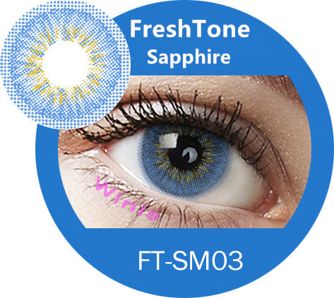 عدسات تجميلية بلون بني من FreshTone® 