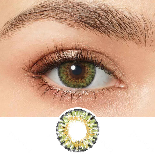 FreshTone® Green color cosmetic lens