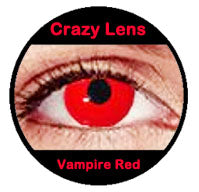 FreshTone® halloween crazy cosmetic contact lens - vampire red out
