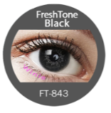 FreshTone® Super Naturals Lentilles cosmétiques noires 