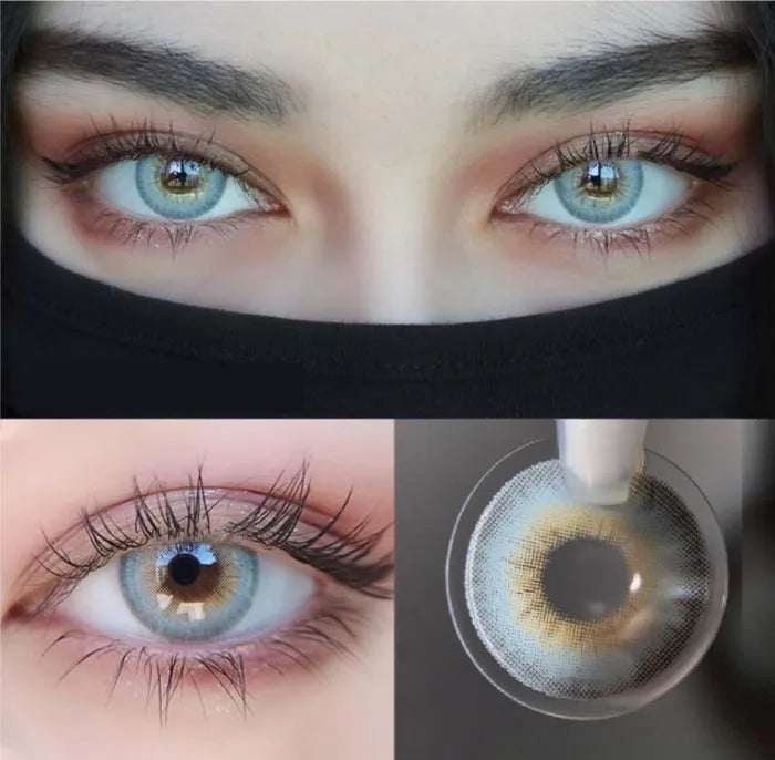 FreshTone® summer doll blue color contacts