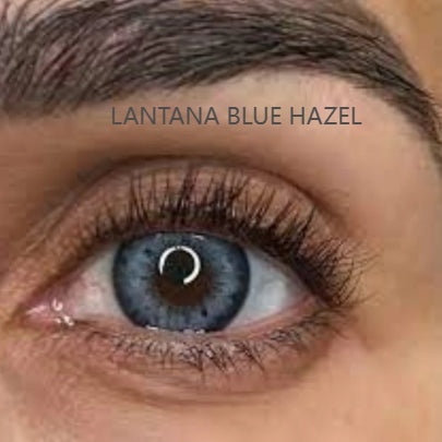 عدسات تجميلية FreshTone® Lantana الزرقاء