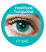 Lentilles cosmétiques FreshTone® Turquoise 