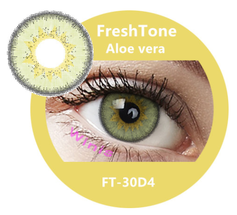 FreshTone diva green colored eye contacts with prescription – FreshTone  Lenses
